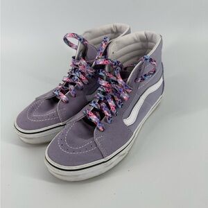 VANS Sk8 Sneakers Shoes Old Skool Languid Lavender Size Men’s 5.5 Women 7 Hi Top